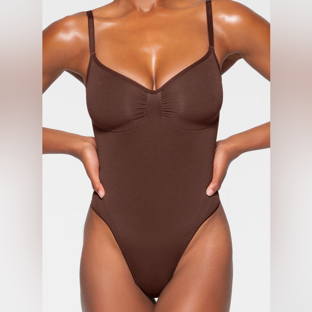 SKIMS NIB Seamless Sculpt Thong Bodysuit XL